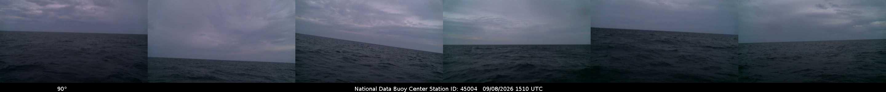 Historical buoy camera image for 45004 captured 2026-09-08 15:10:00 UTC