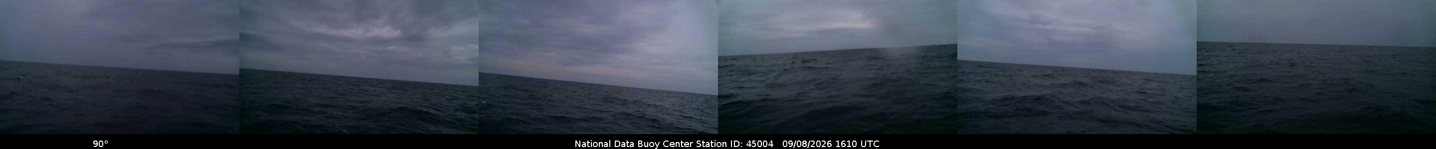 Historical buoy camera image for 45004 captured 2026-09-08 16:10:00 UTC
