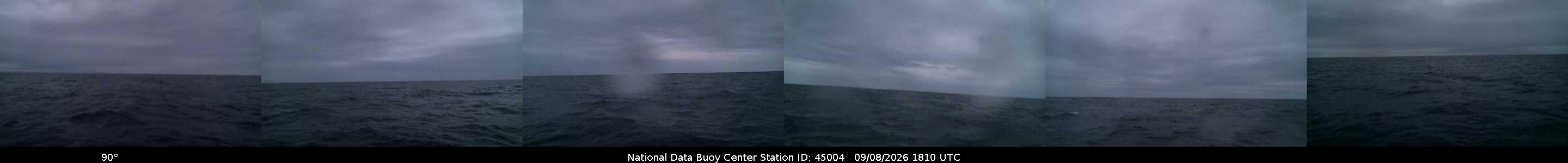 Historical buoy camera image for 45004 captured 2026-09-08 18:10:00 UTC