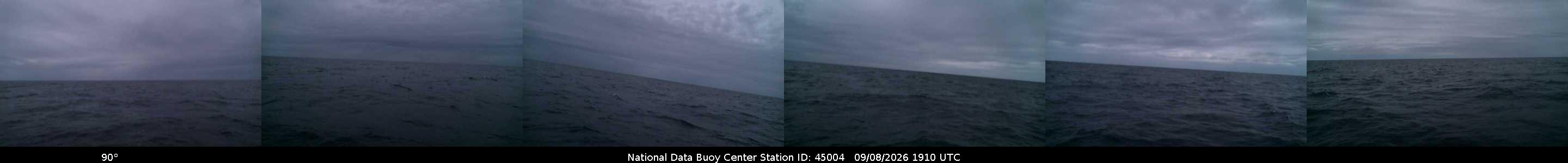 Historical buoy camera image for 45004 captured 2026-09-08 19:10:00 UTC