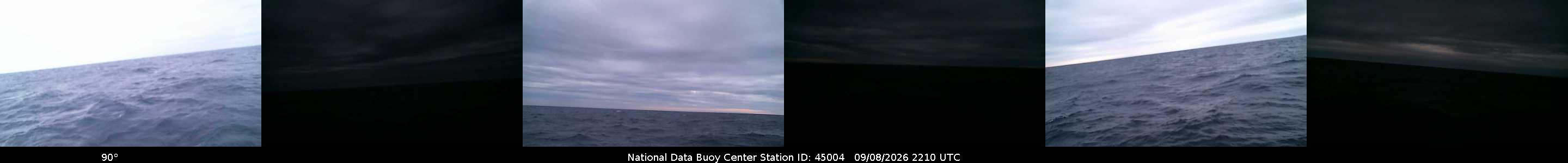Historical buoy camera image for 45004 captured 2026-09-08 22:10:00 UTC