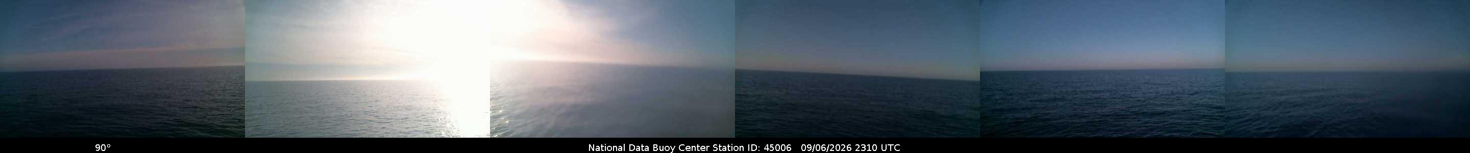 Historical buoy camera image for 45006 captured 2026-09-06 23:10:00 UTC