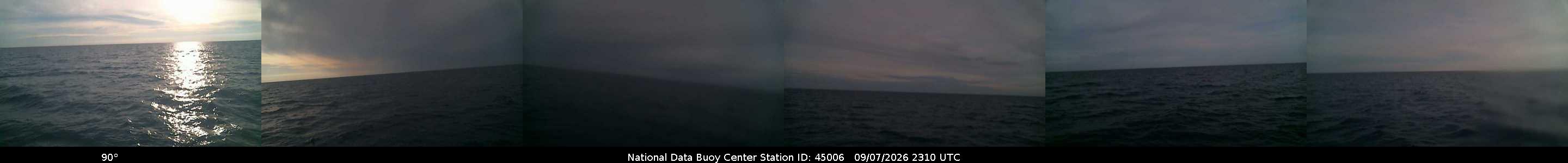 Historical buoy camera image for 45006 captured 2026-09-07 23:10:00 UTC