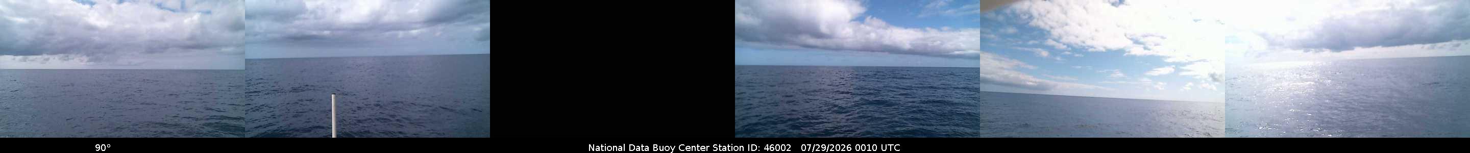 Historical buoy camera image for 46002 captured 2026-07-29 00:10:00 UTC