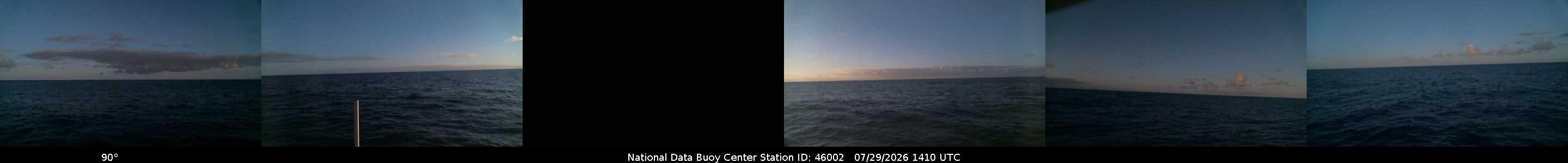 Historical buoy camera image for 46002 captured 2026-07-29 14:10:00 UTC