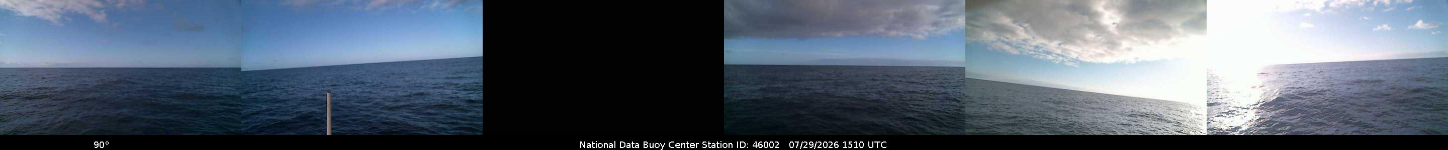 Historical buoy camera image for 46002 captured 2026-07-29 15:10:00 UTC