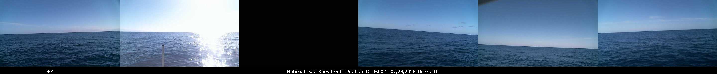 Historical buoy camera image for 46002 captured 2026-07-29 16:10:00 UTC
