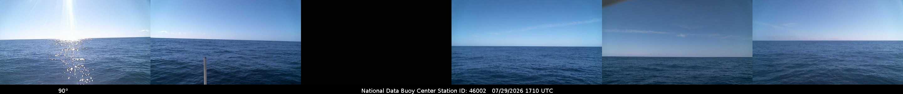 Historical buoy camera image for 46002 captured 2026-07-29 17:10:00 UTC