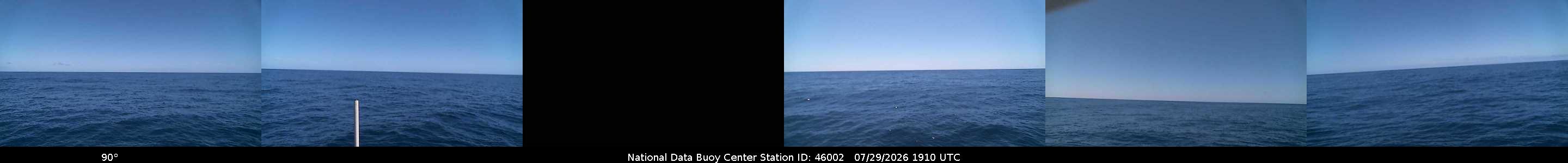 Historical buoy camera image for 46002 captured 2026-07-29 19:10:00 UTC