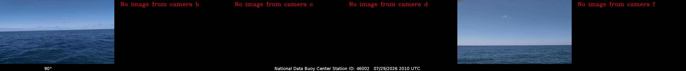 Historical buoy camera image for 46002 captured 2026-07-29 20:10:00 UTC