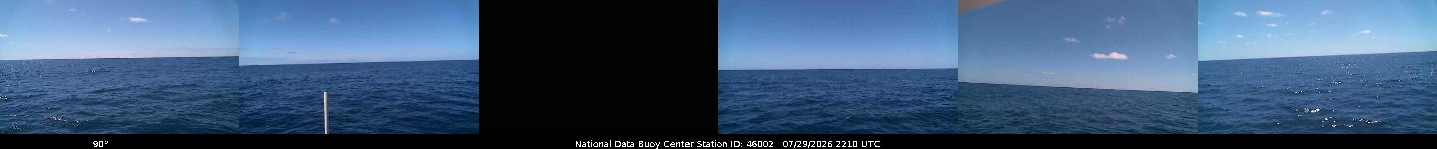 Historical buoy camera image for 46002 captured 2026-07-29 22:10:00 UTC