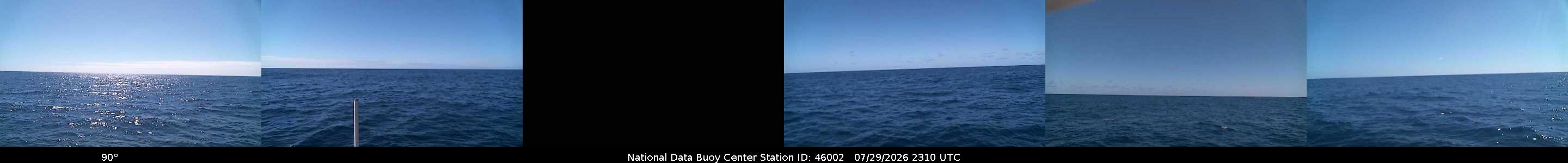 Historical buoy camera image for 46002 captured 2026-07-29 23:10:00 UTC