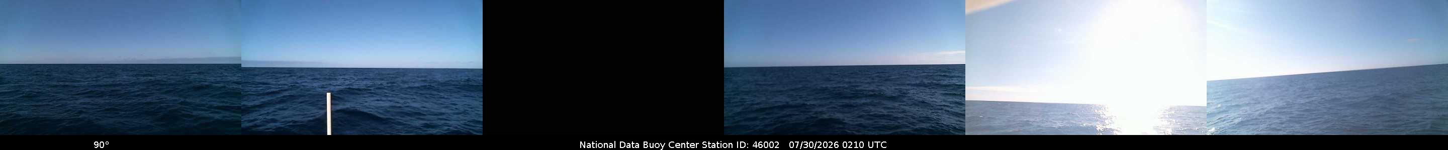 Historical buoy camera image for 46002 captured 2026-07-30 02:10:00 UTC