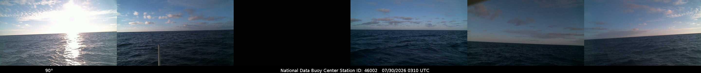Historical buoy camera image for 46002 captured 2026-07-30 03:10:00 UTC