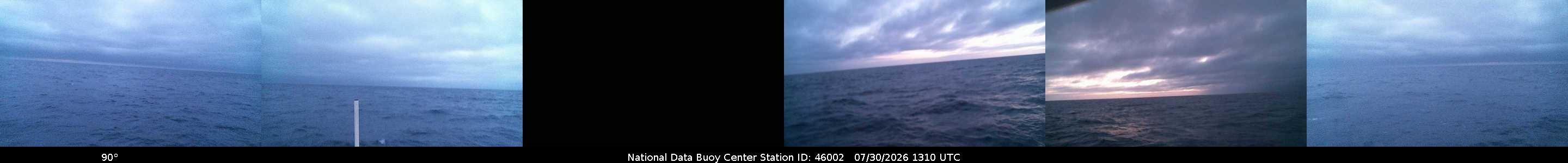Historical buoy camera image for 46002 captured 2026-07-30 13:10:00 UTC