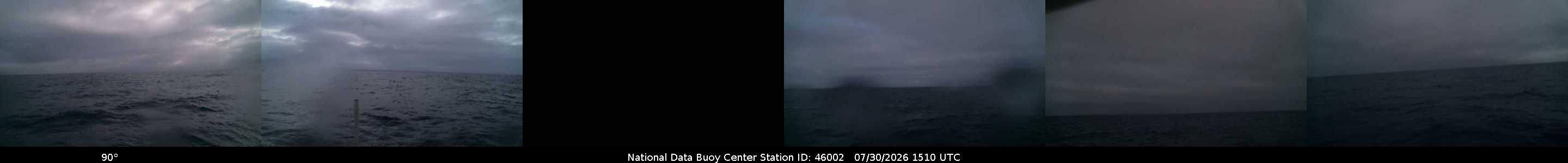 Historical buoy camera image for 46002 captured 2026-07-30 15:10:00 UTC