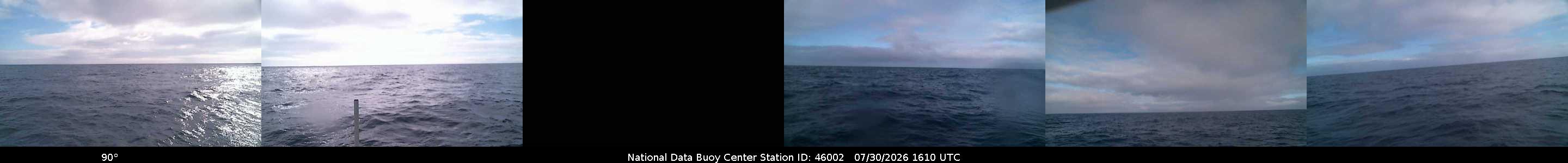 Historical buoy camera image for 46002 captured 2026-07-30 16:10:00 UTC