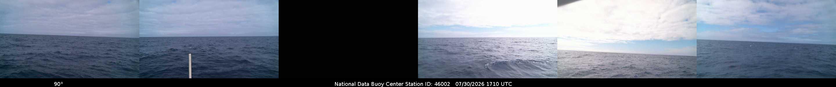 Historical buoy camera image for 46002 captured 2026-07-30 17:10:00 UTC