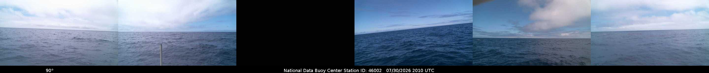 Historical buoy camera image for 46002 captured 2026-07-30 20:10:00 UTC