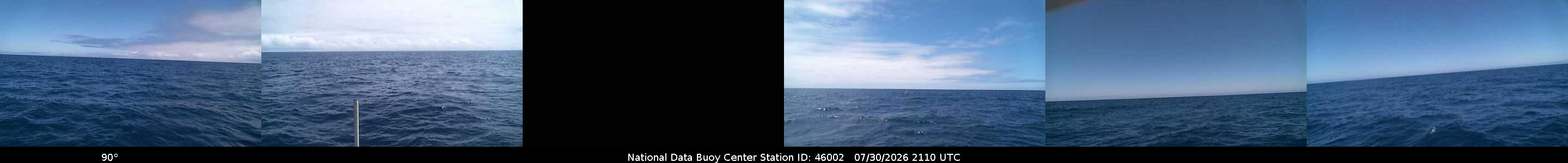 Historical buoy camera image for 46002 captured 2026-07-30 21:10:00 UTC