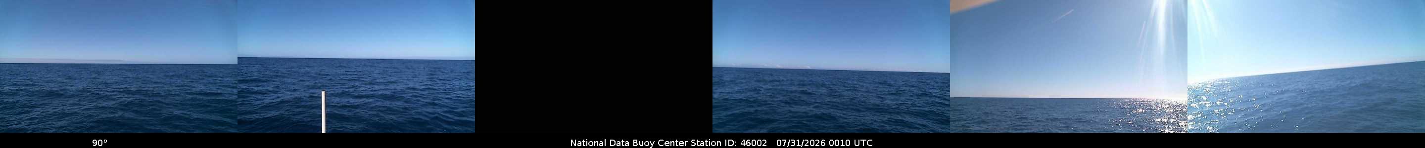 Historical buoy camera image for 46002 captured 2026-07-31 00:10:00 UTC