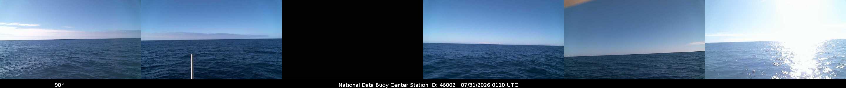 Historical buoy camera image for 46002 captured 2026-07-31 01:10:00 UTC