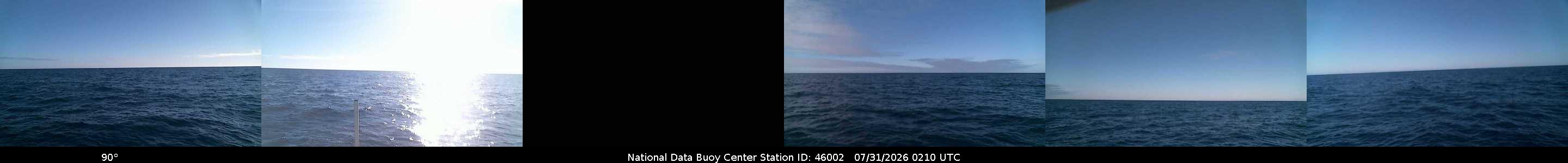 Historical buoy camera image for 46002 captured 2026-07-31 02:10:00 UTC