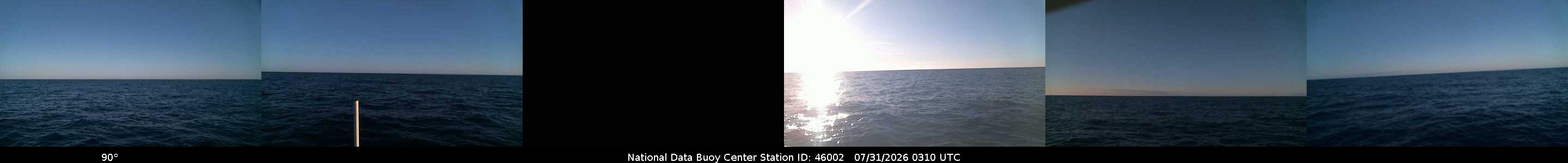 Historical buoy camera image for 46002 captured 2026-07-31 03:10:00 UTC