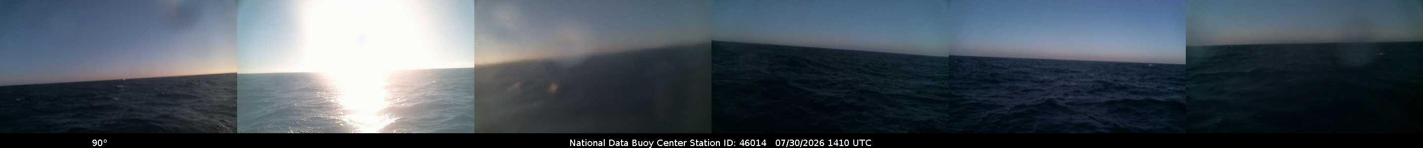 Historical buoy camera image for 46014 captured 2026-07-30 14:10:00 UTC