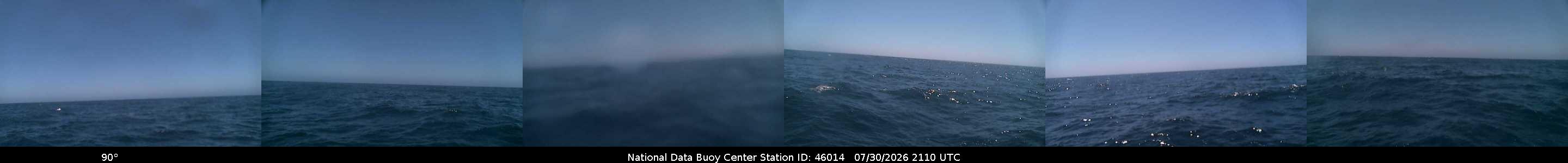 Historical buoy camera image for 46014 captured 2026-07-30 21:10:00 UTC