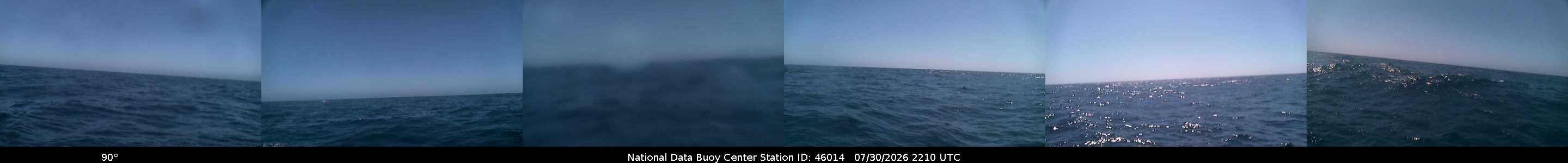 Historical buoy camera image for 46014 captured 2026-07-30 22:10:00 UTC
