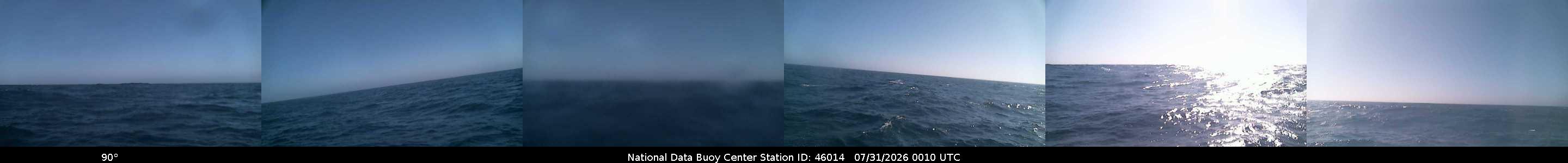 Historical buoy camera image for 46014 captured 2026-07-31 00:10:00 UTC