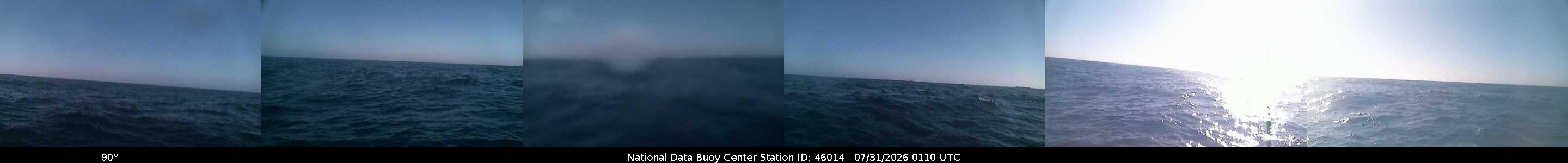 Historical buoy camera image for 46014 captured 2026-07-31 01:10:00 UTC