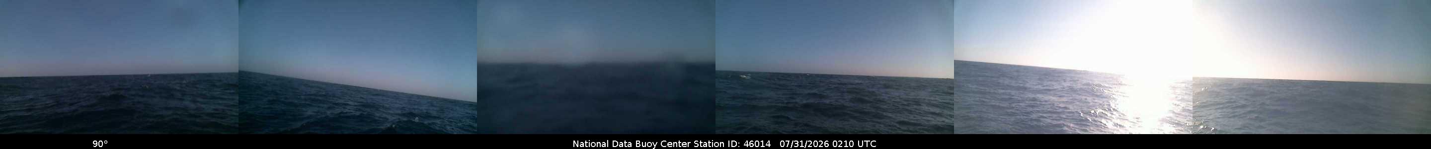Historical buoy camera image for 46014 captured 2026-07-31 02:10:00 UTC