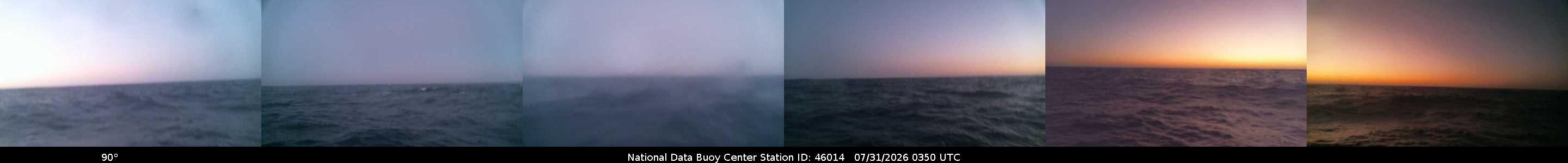 Historical buoy camera image for 46014 captured 2026-07-31 03:50:00 UTC