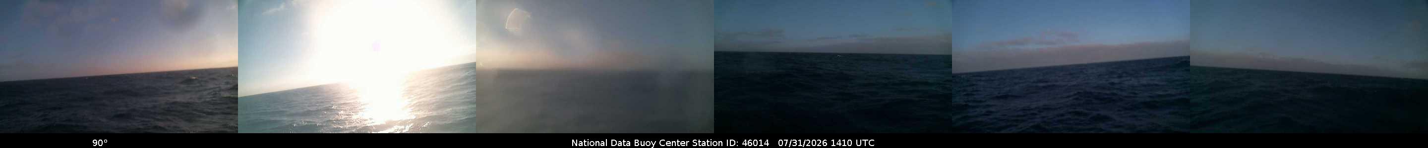 Historical buoy camera image for 46014 captured 2026-07-31 14:10:00 UTC