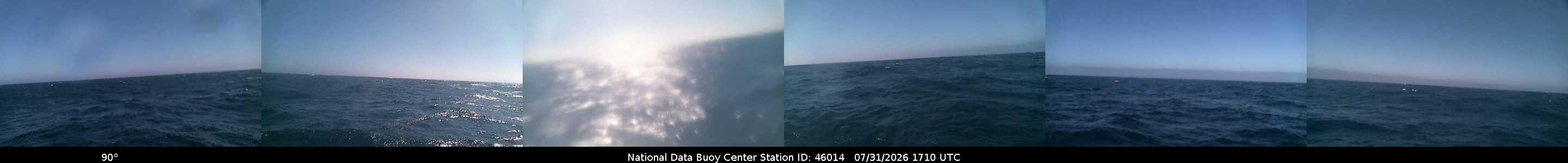 Historical buoy camera image for 46014 captured 2026-07-31 17:10:00 UTC