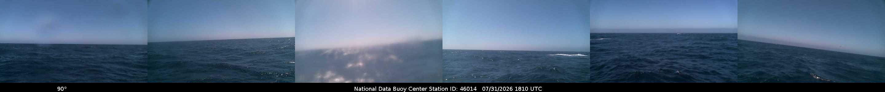 Historical buoy camera image for 46014 captured 2026-07-31 18:10:00 UTC