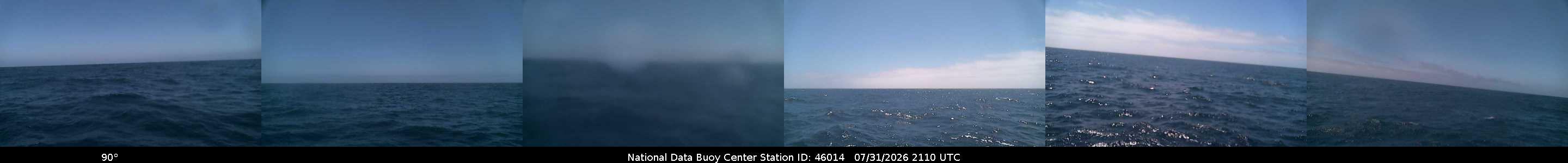 Historical buoy camera image for 46014 captured 2026-07-31 21:10:00 UTC
