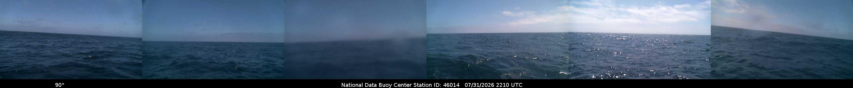 Historical buoy camera image for 46014 captured 2026-07-31 22:10:00 UTC