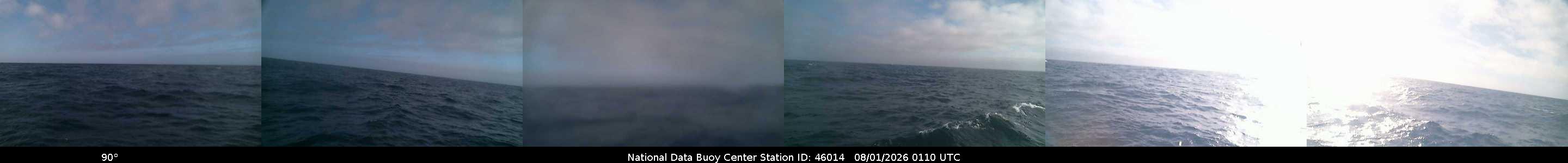Historical buoy camera image for 46014 captured 2026-08-01 01:10:00 UTC