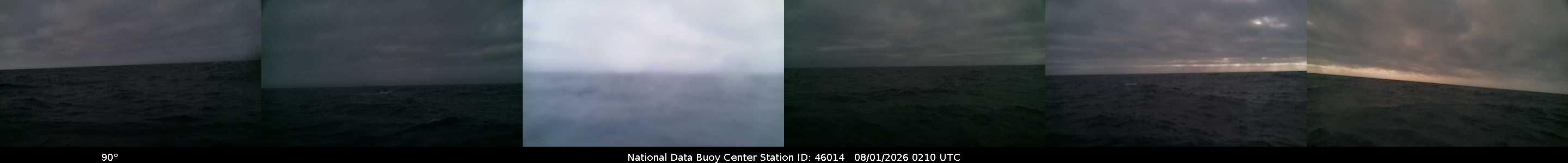 Historical buoy camera image for 46014 captured 2026-08-01 02:10:00 UTC