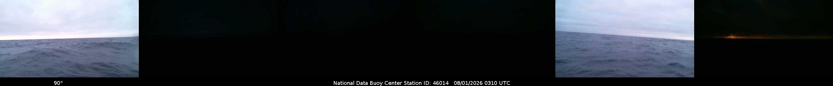Historical buoy camera image for 46014 captured 2026-08-01 03:10:00 UTC