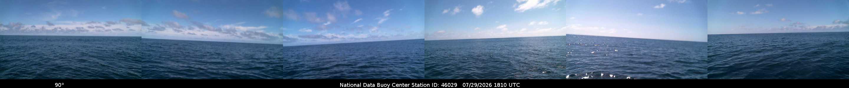 Historical buoy camera image for 46029 captured 2026-07-29 18:10:00 UTC
