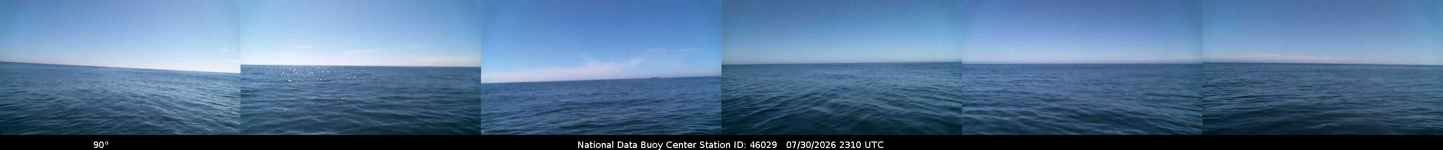 Historical buoy camera image for 46029 captured 2026-07-30 23:10:00 UTC