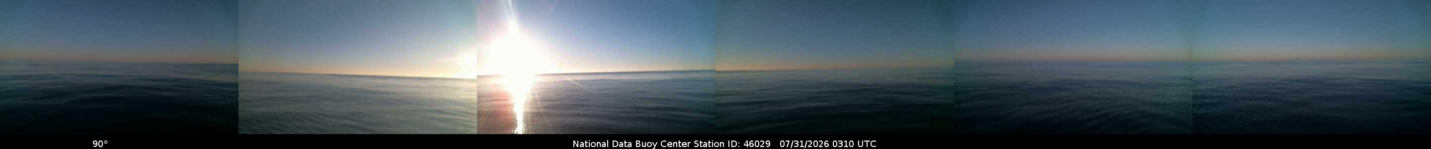 Historical buoy camera image for 46029 captured 2026-07-31 03:10:00 UTC