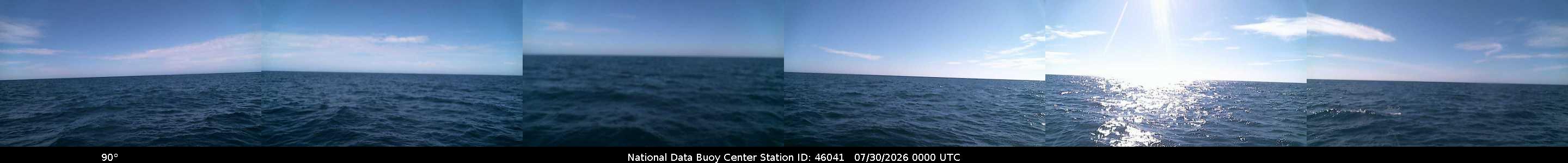 Historical buoy camera image for 46041 captured 2026-07-30 00:00:00 UTC