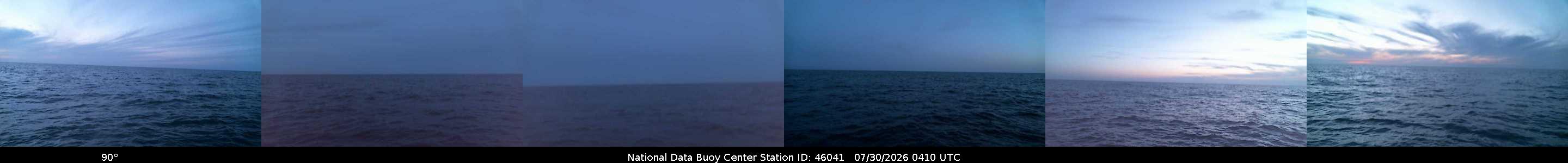 Historical buoy camera image for 46041 captured 2026-07-30 04:10:00 UTC