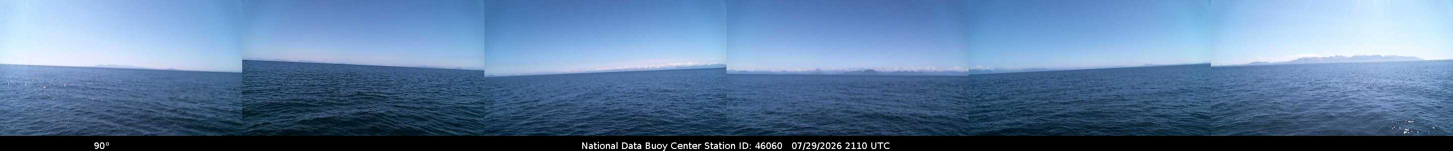 Historical buoy camera image for 46060 captured 2026-07-29 21:10:00 UTC