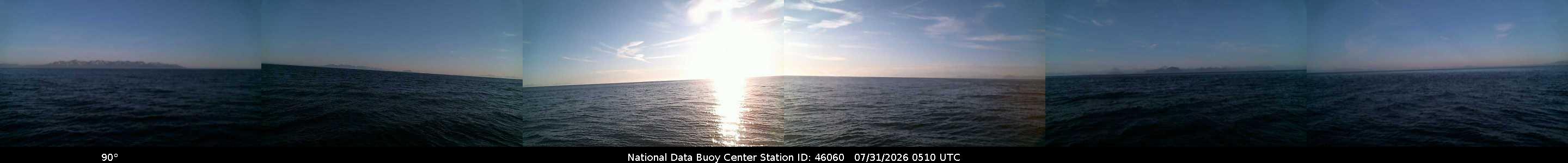 Historical buoy camera image for 46060 captured 2026-07-31 05:10:00 UTC
